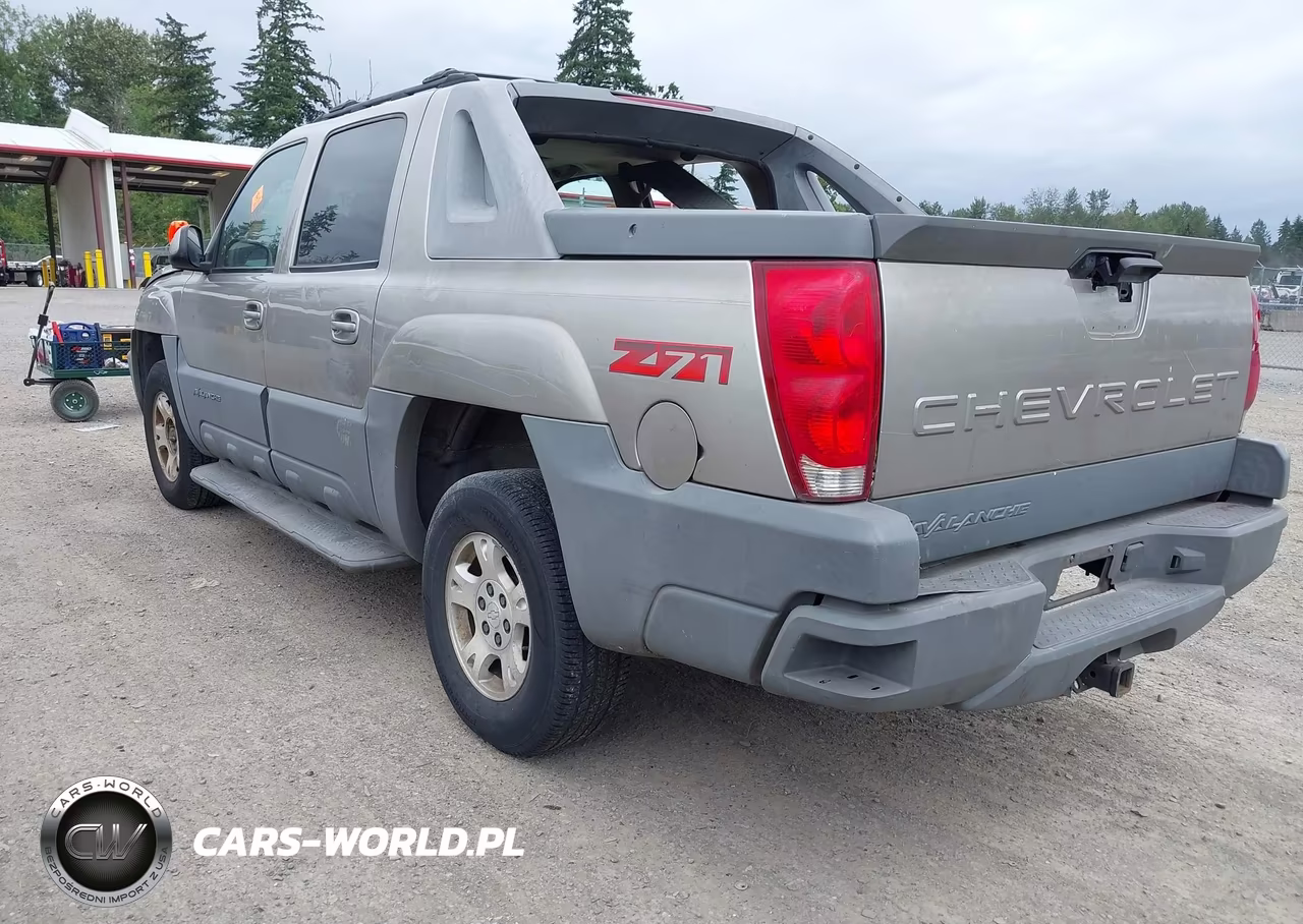 2002 Chevrolet Avalanche 1500 VIN:3GNEK13T12G269092 - 3