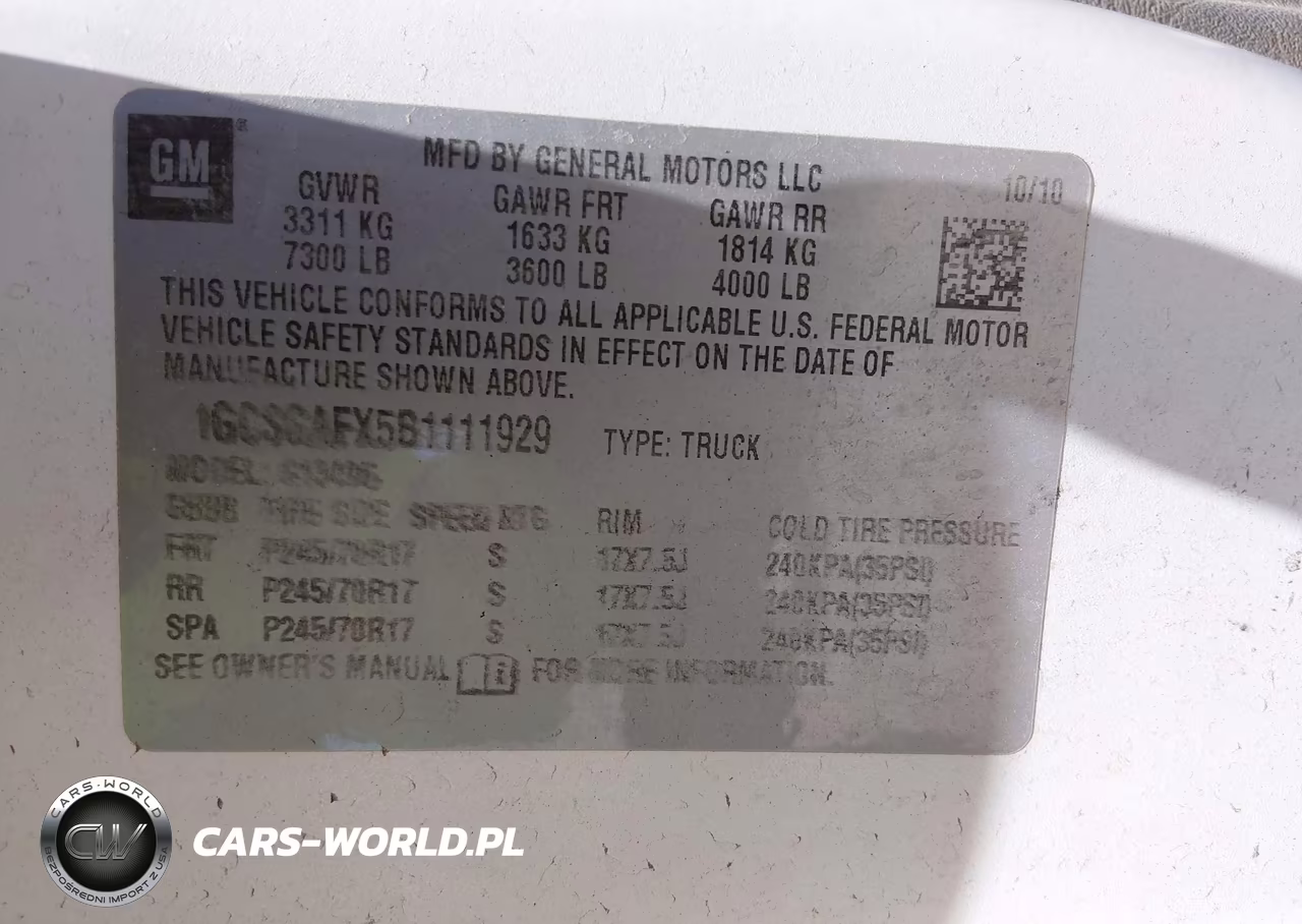 2011 Chevrolet Express 1500 Work Van VIN:1GCSGAFX5B1111929 - 9