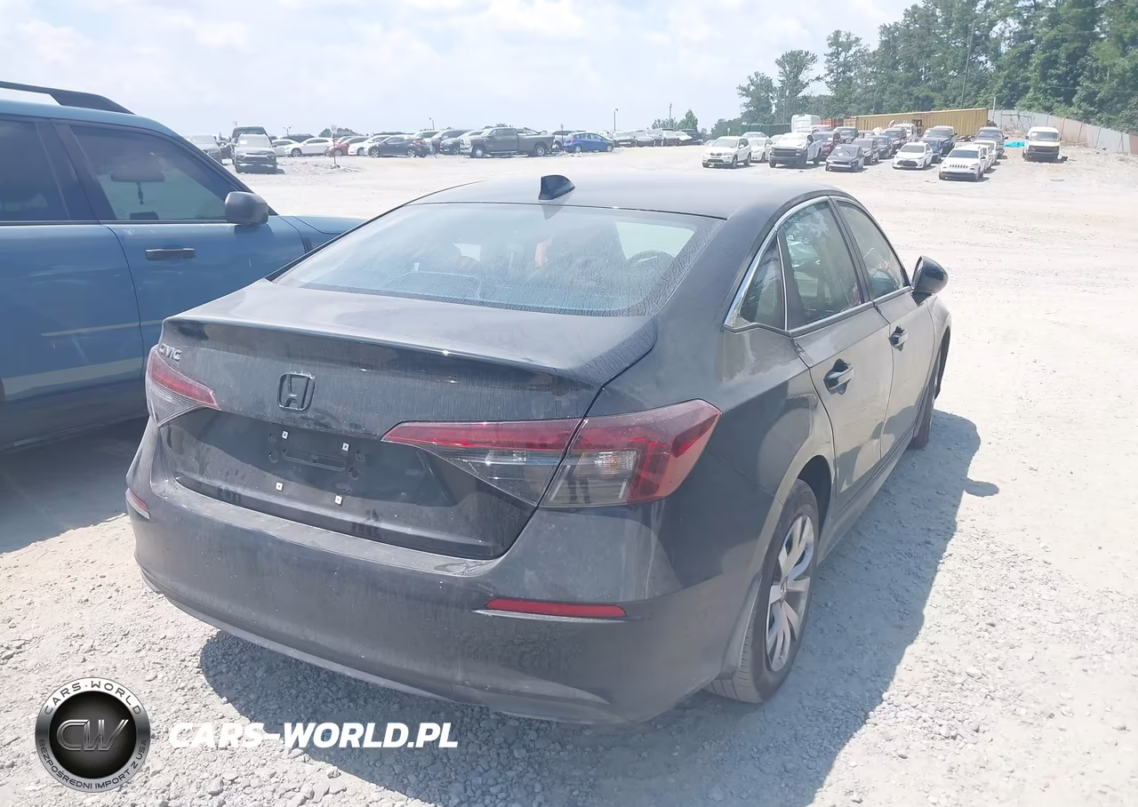 2026 Honda Civic Lx VIN:2HGFE2F27TH560616 - 4