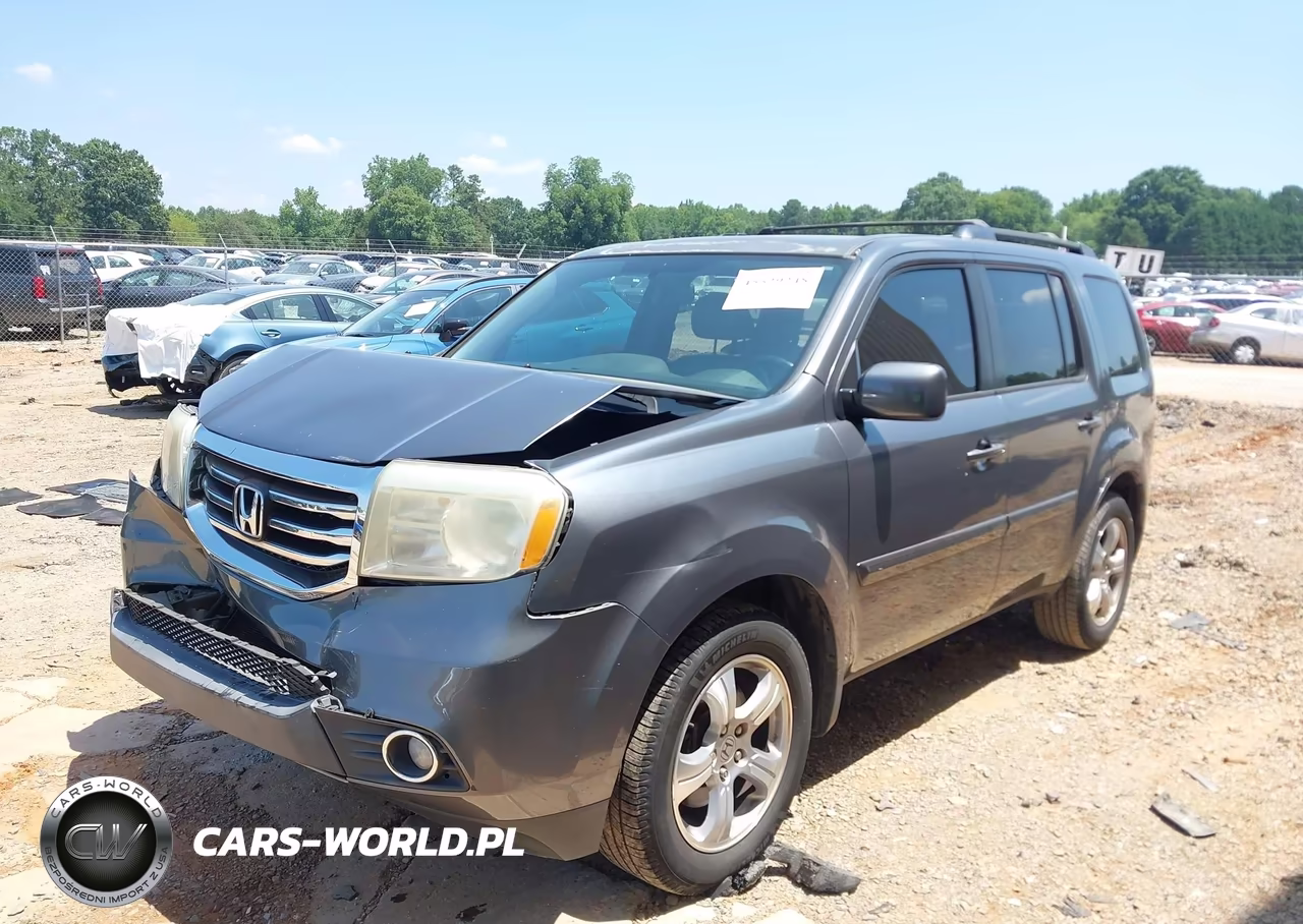 2013 Honda Pilot Ex-L VIN:5FNYF3H52DB017067 - 2