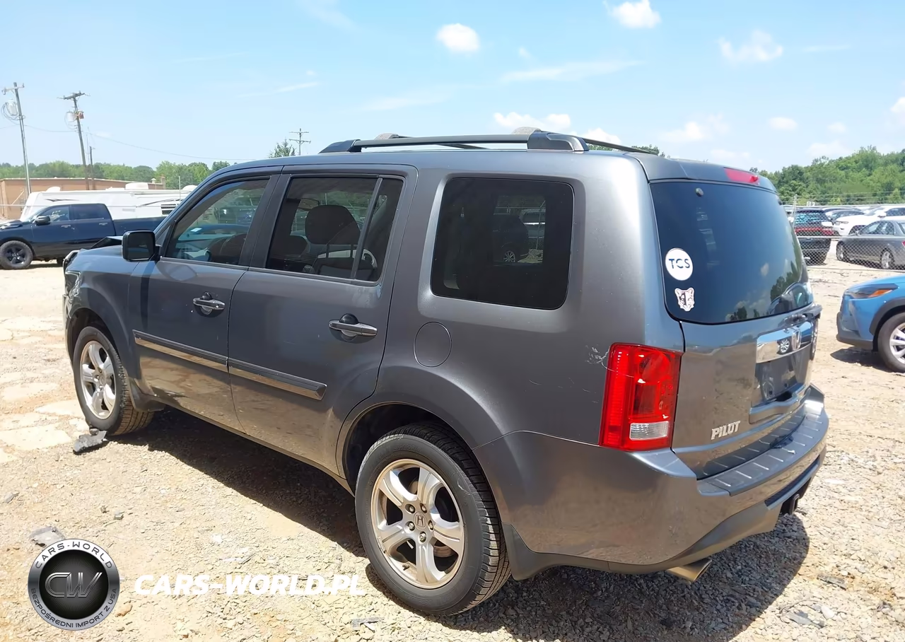 2013 Honda Pilot Ex-L VIN:5FNYF3H52DB017067 - 3