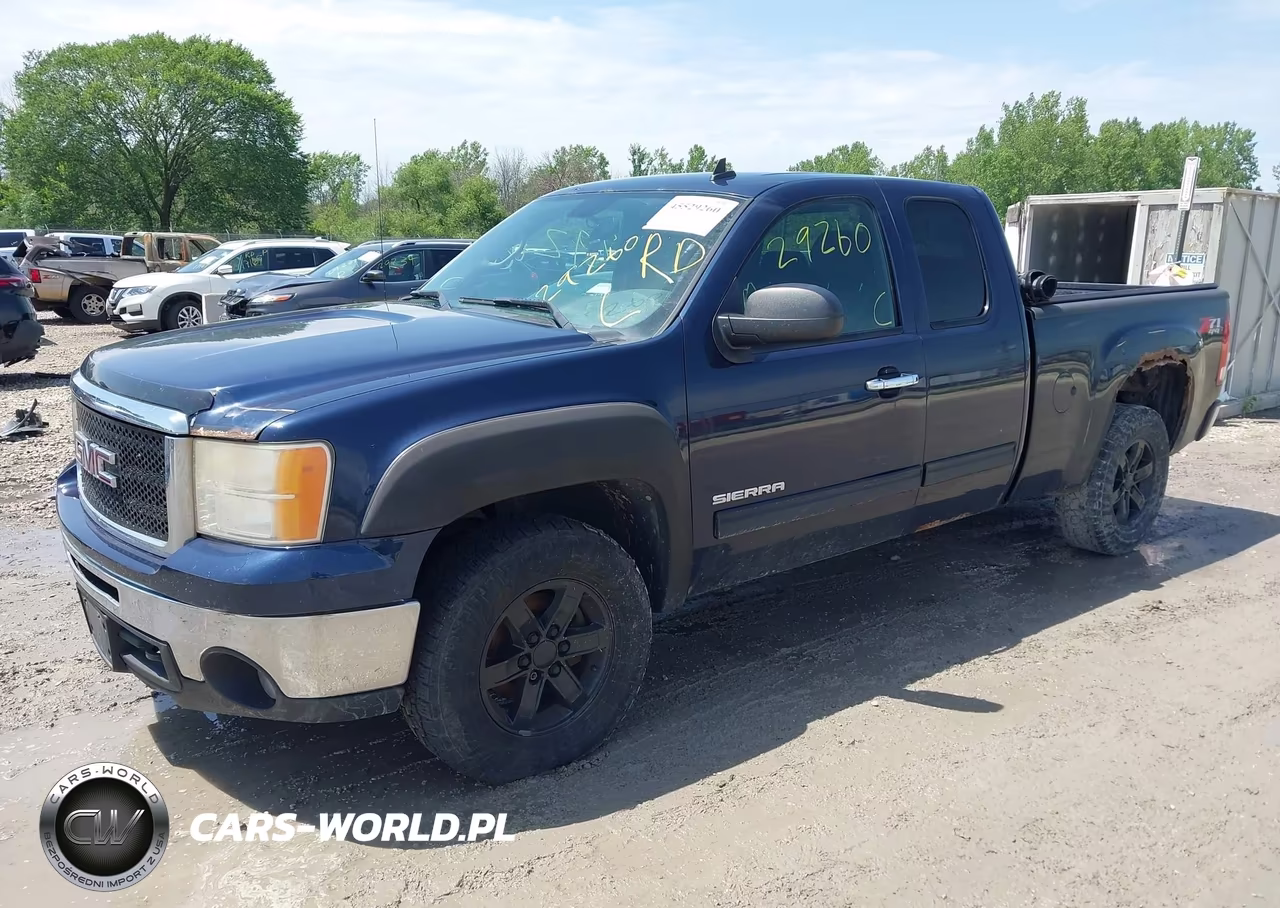 2010 GMC Sierra 1500 Sle VIN:1GTSKVE39AZ271011 - 2