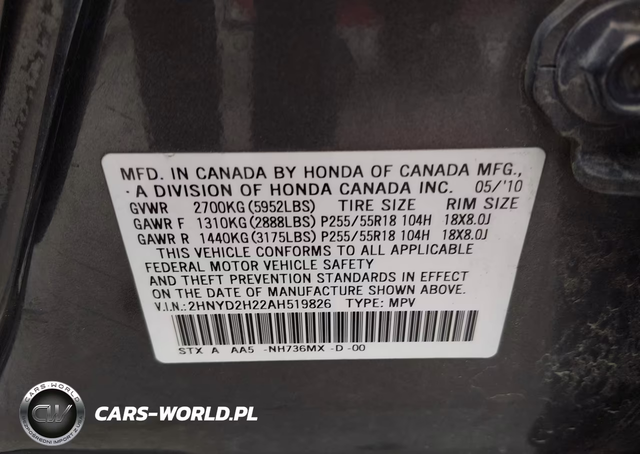 2010 Acura Mdx VIN:2HNYD2H22AH519826 - 9