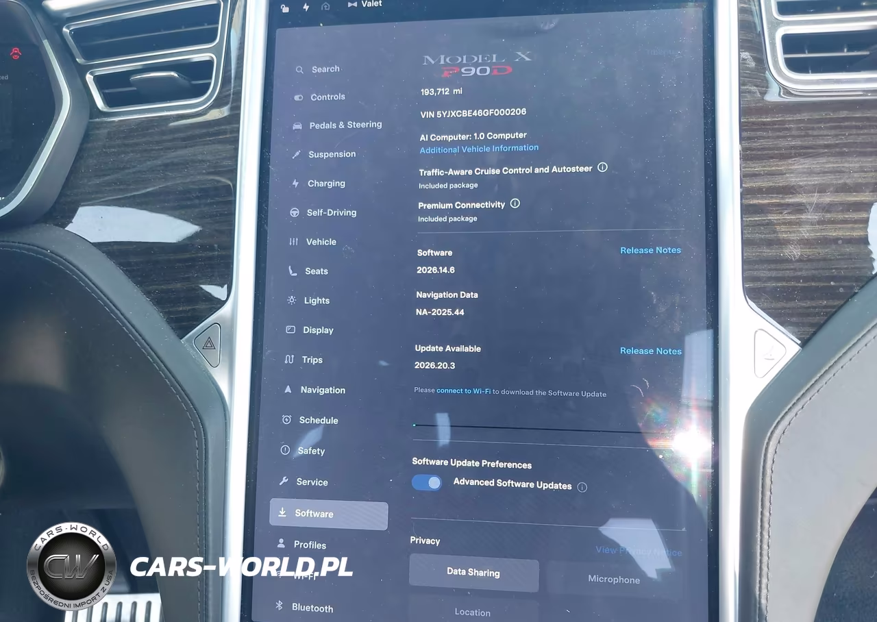 2016 Tesla Model X 75D-P100D-P90D VIN:5YJXCBE46GF000206 - 13