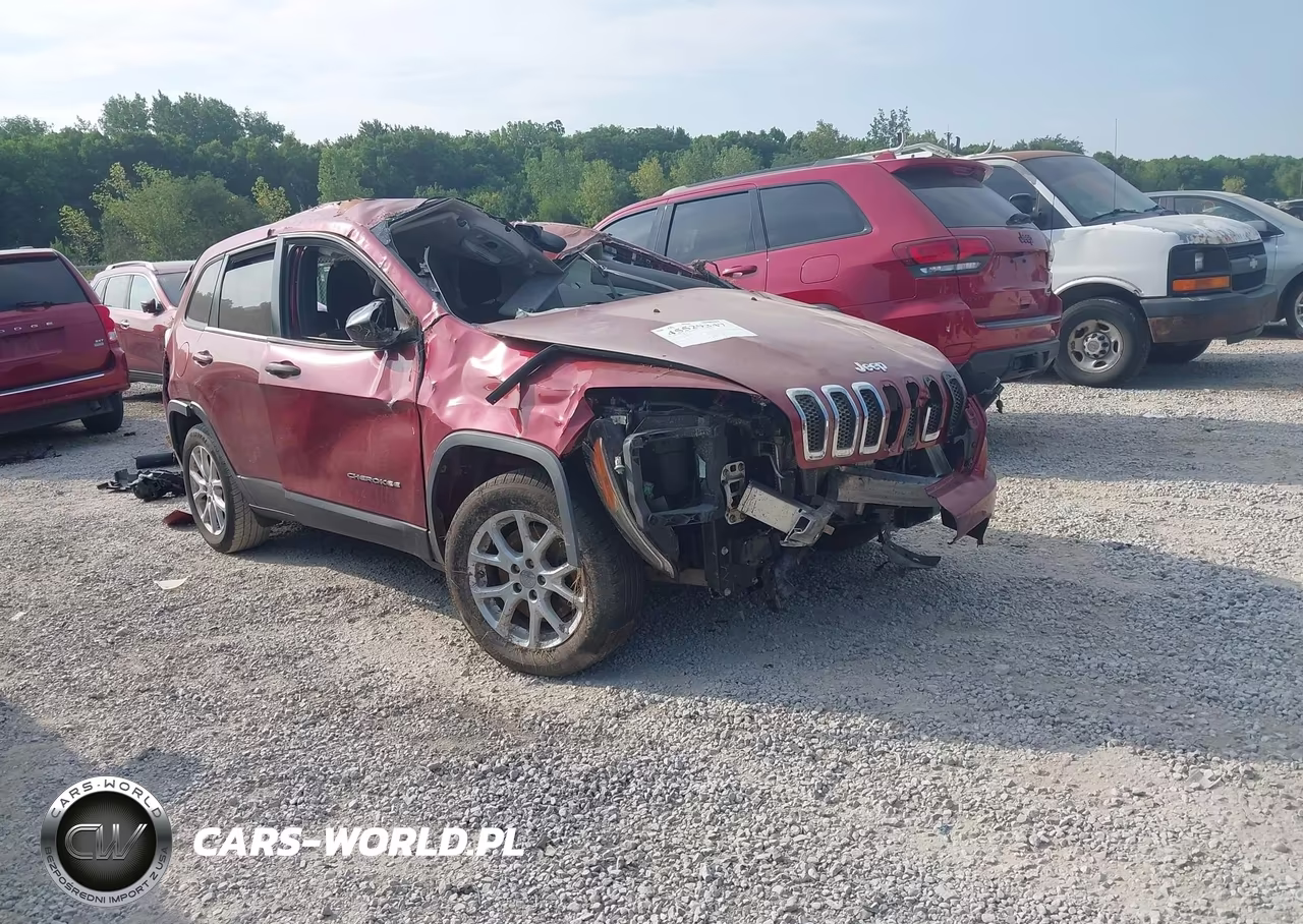 2017 Jeep Cherokee Sport Fwd VIN:1C4PJLAB6HD235696 - 1