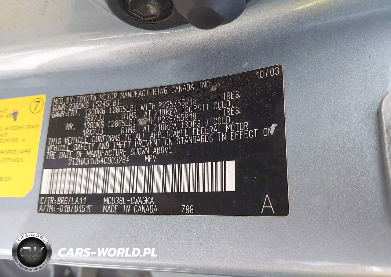 2004 Lexus Rx 330 VIN:2T2HA31U64C003284 - 9