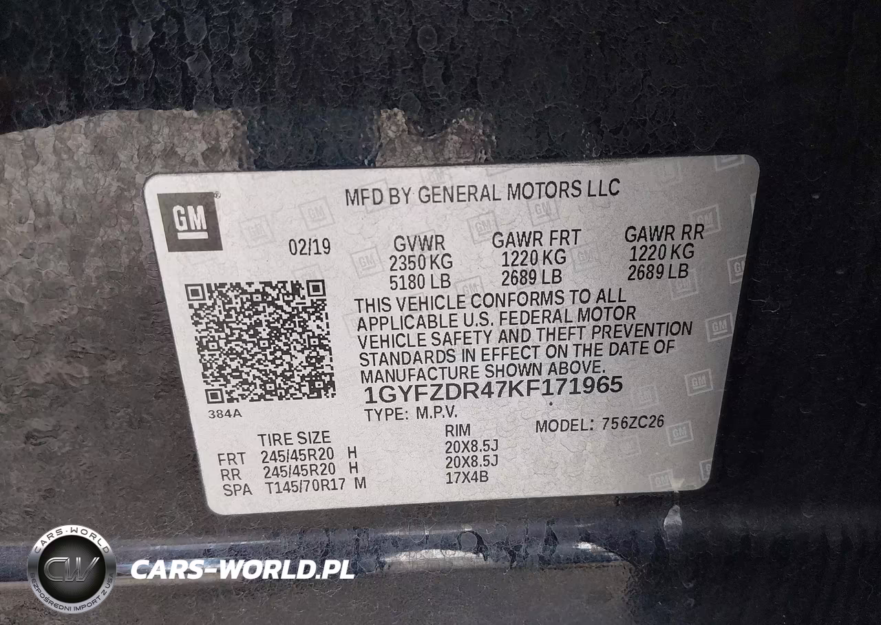 2019 Cadillac Xt4 Premium Luxury VIN:1GYFZDR47KF171965 - 9