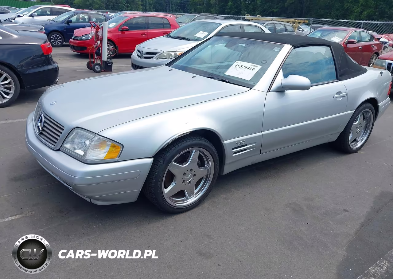 2000 Mercedes-Benz Sl 600 VIN:WDBFA76F0YF188361 - 2