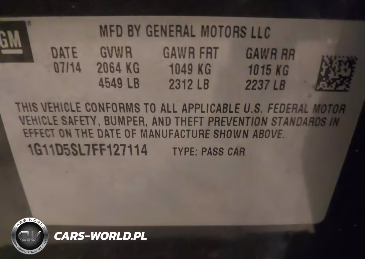 2015 Chevrolet Malibu 2Lt VIN:1G11D5SL7FF127114 - 9