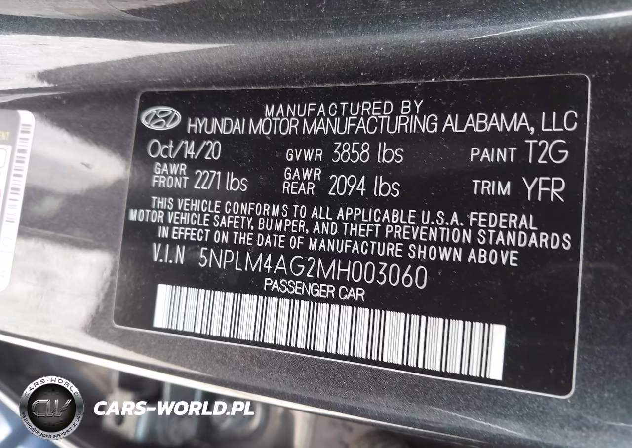 2021 Hyundai Elantra Sel VIN:5NPLM4AG2MH003060 - 9