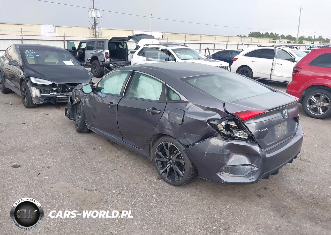 2021 Honda Civic Sport VIN:19XFC2F87ME202096 - 3