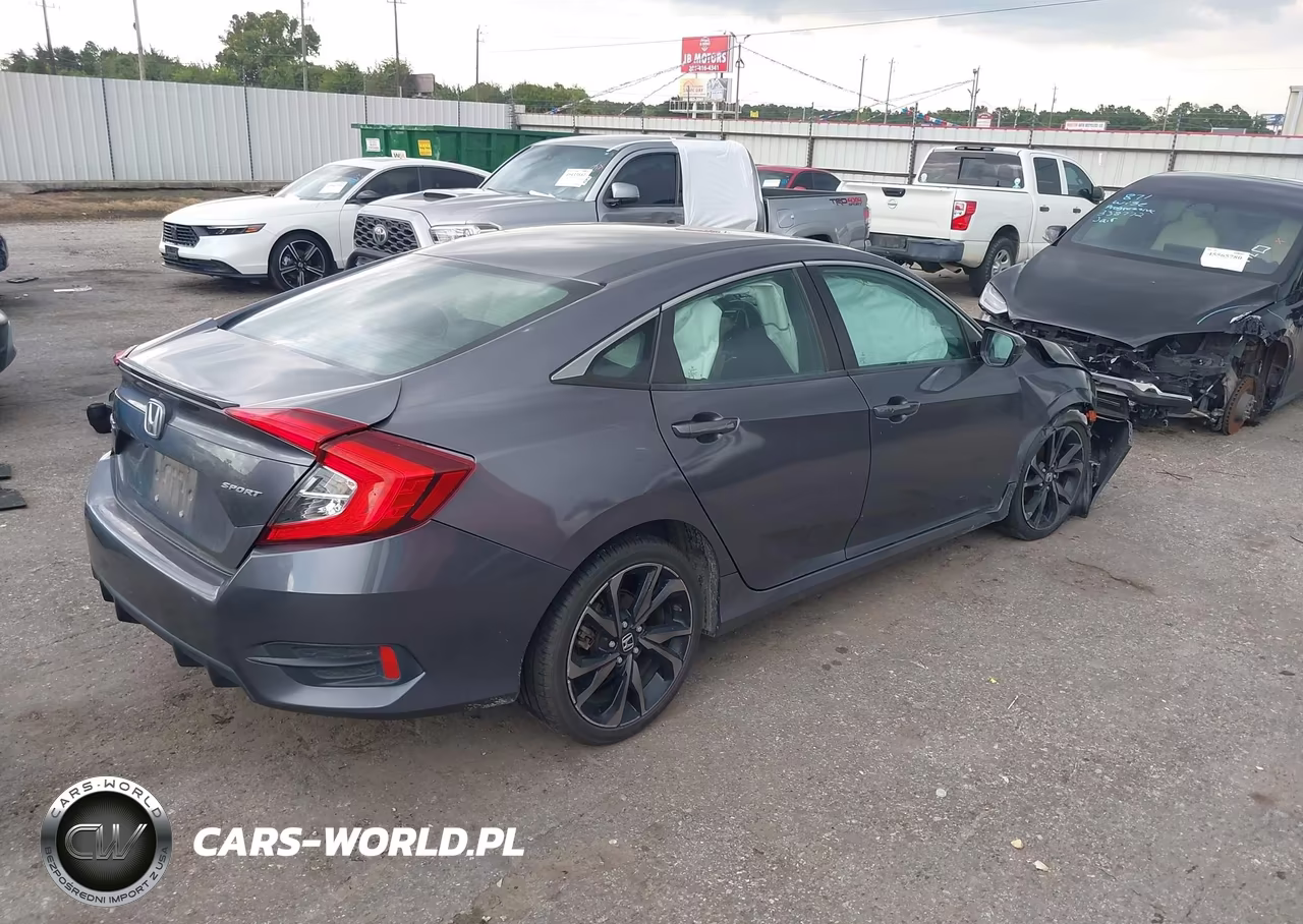 2021 Honda Civic Sport VIN:19XFC2F87ME202096 - 4
