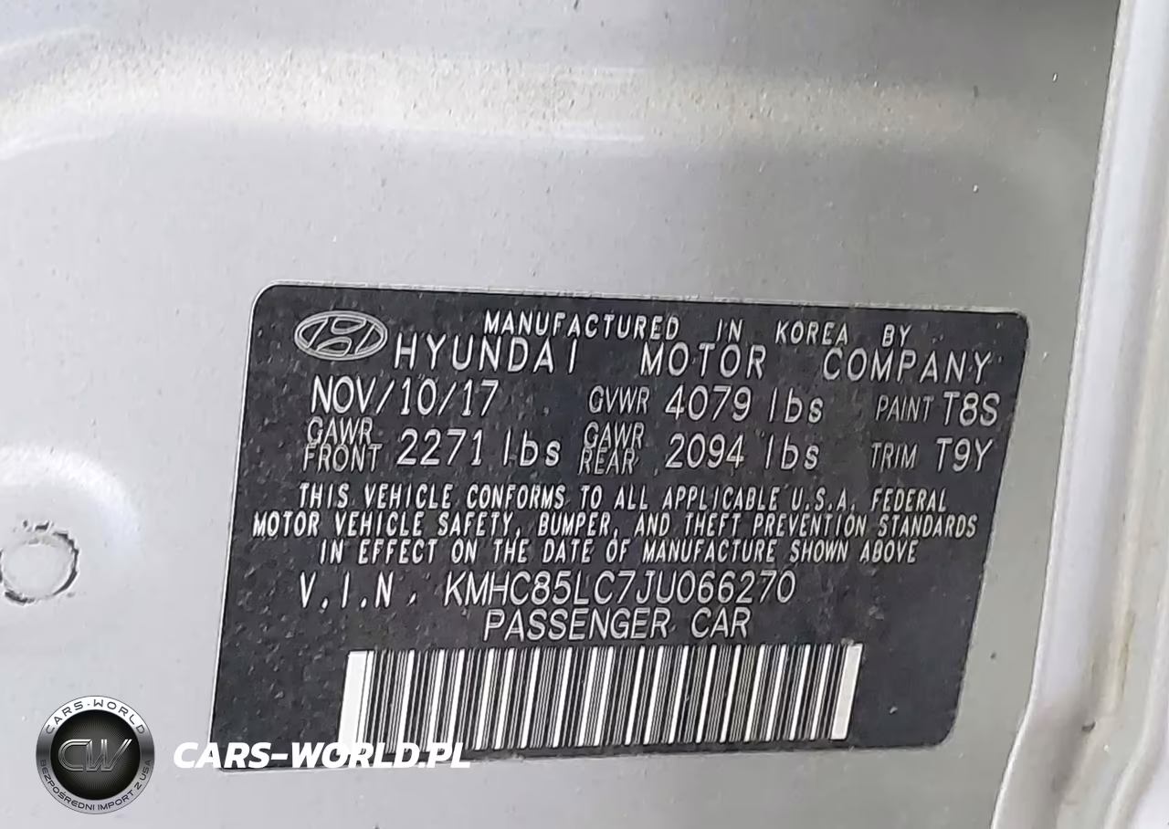 2018 Hyundai Ioniq Hybrid Limited VIN:KMHC85LC7JU066270 - 9