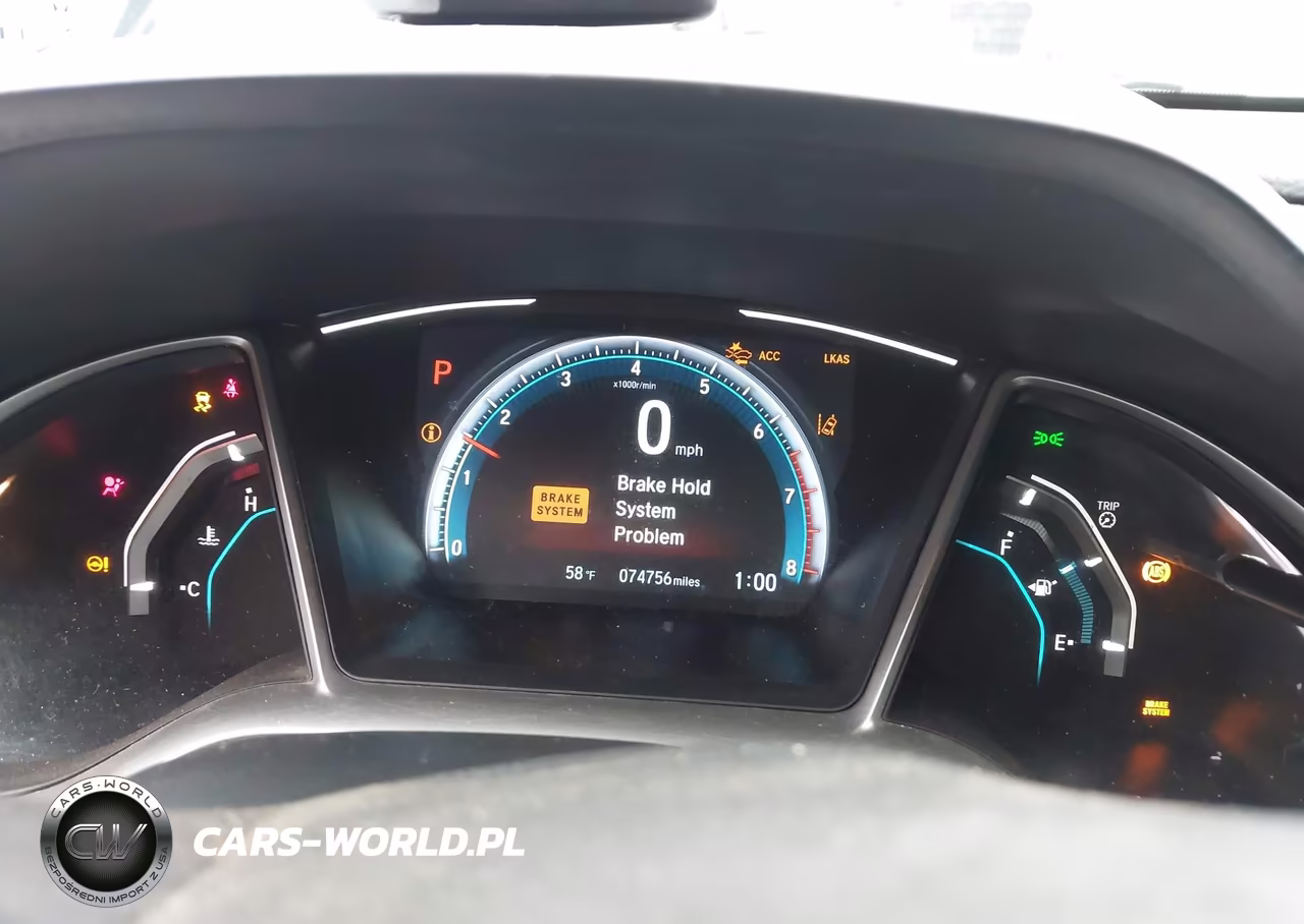 2020 Honda Civic Ex VIN:19XFC1F30LE217942 - 7