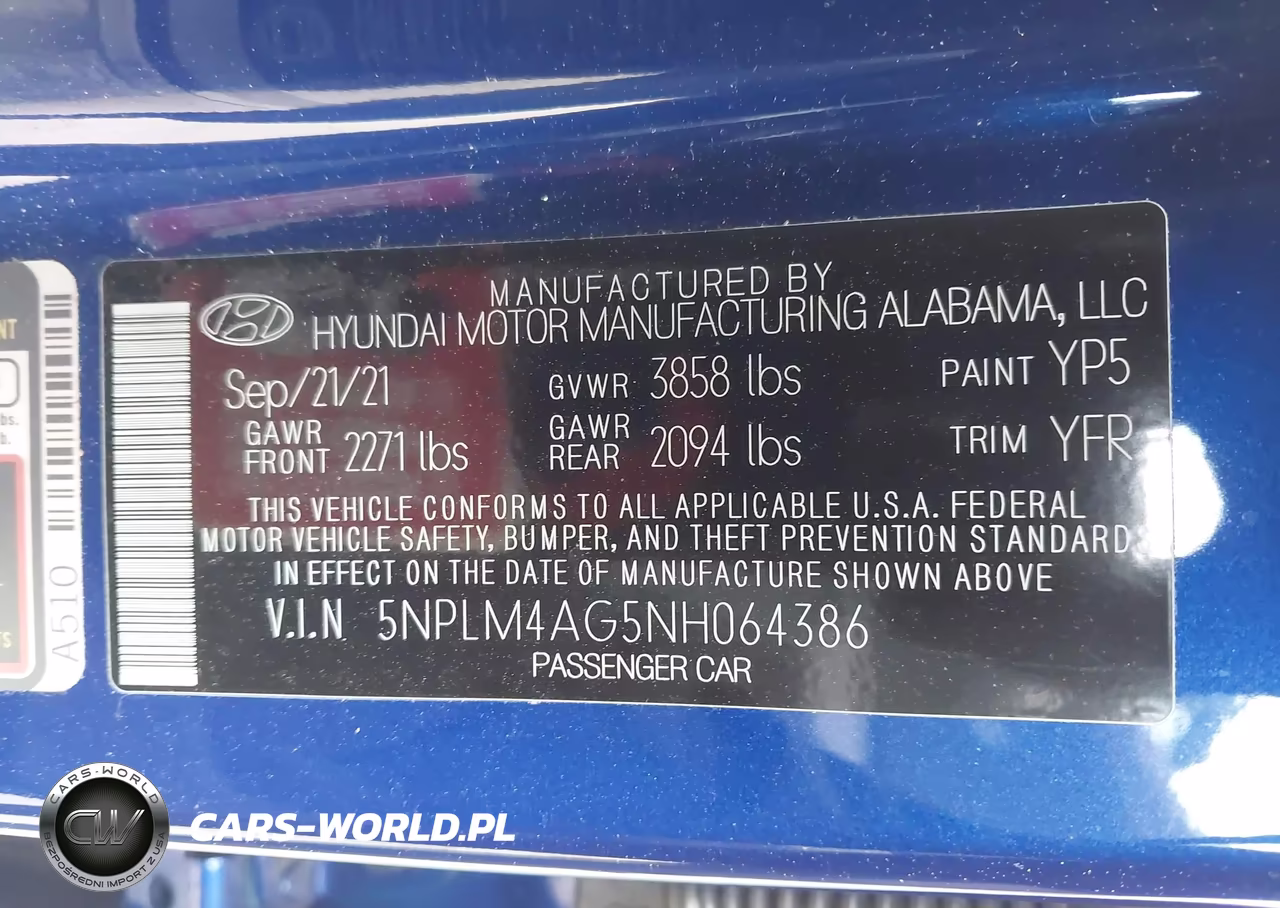2022 Hyundai Elantra Sel VIN:5NPLM4AG5NH064386 - 9