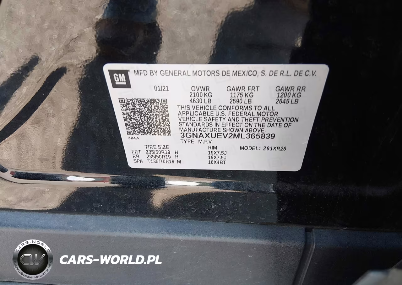 2021 Chevrolet Equinox Awd Lt VIN:3GNAXUEV2ML365839 - 9