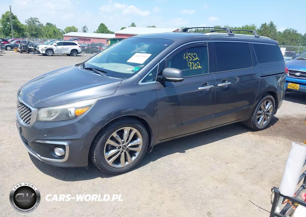 2015 Kia Sedona Sx Luxury VIN:KNDME5C1XF6026244 - 2