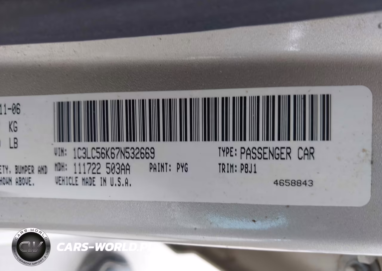 2007 Chrysler Sebring Touring VIN:1C3LC56K67N532669 - 9