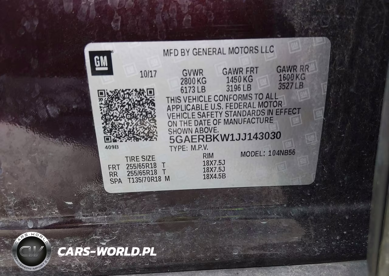 2018 Buick Enclave Essence VIN:5GAERBKW1JJ143030 - 9