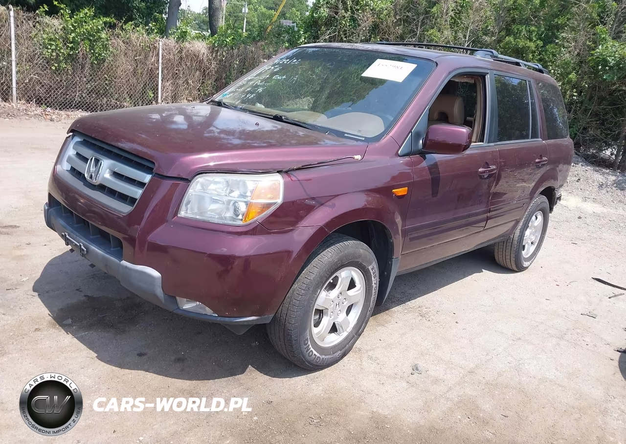 2007 Honda Pilot Ex-L VIN:2HKYF18537H512002 - 2