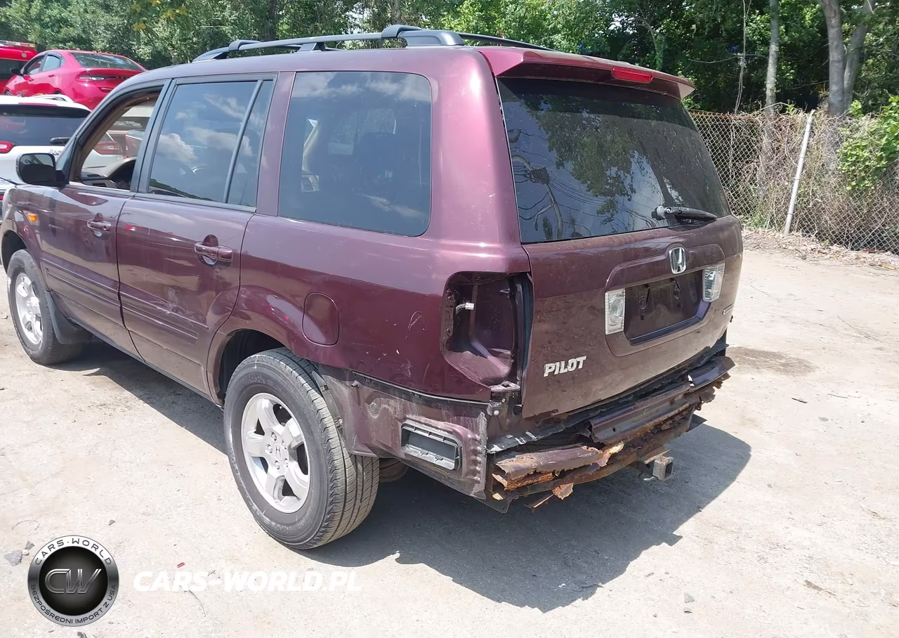2007 Honda Pilot Ex-L VIN:2HKYF18537H512002 - 3