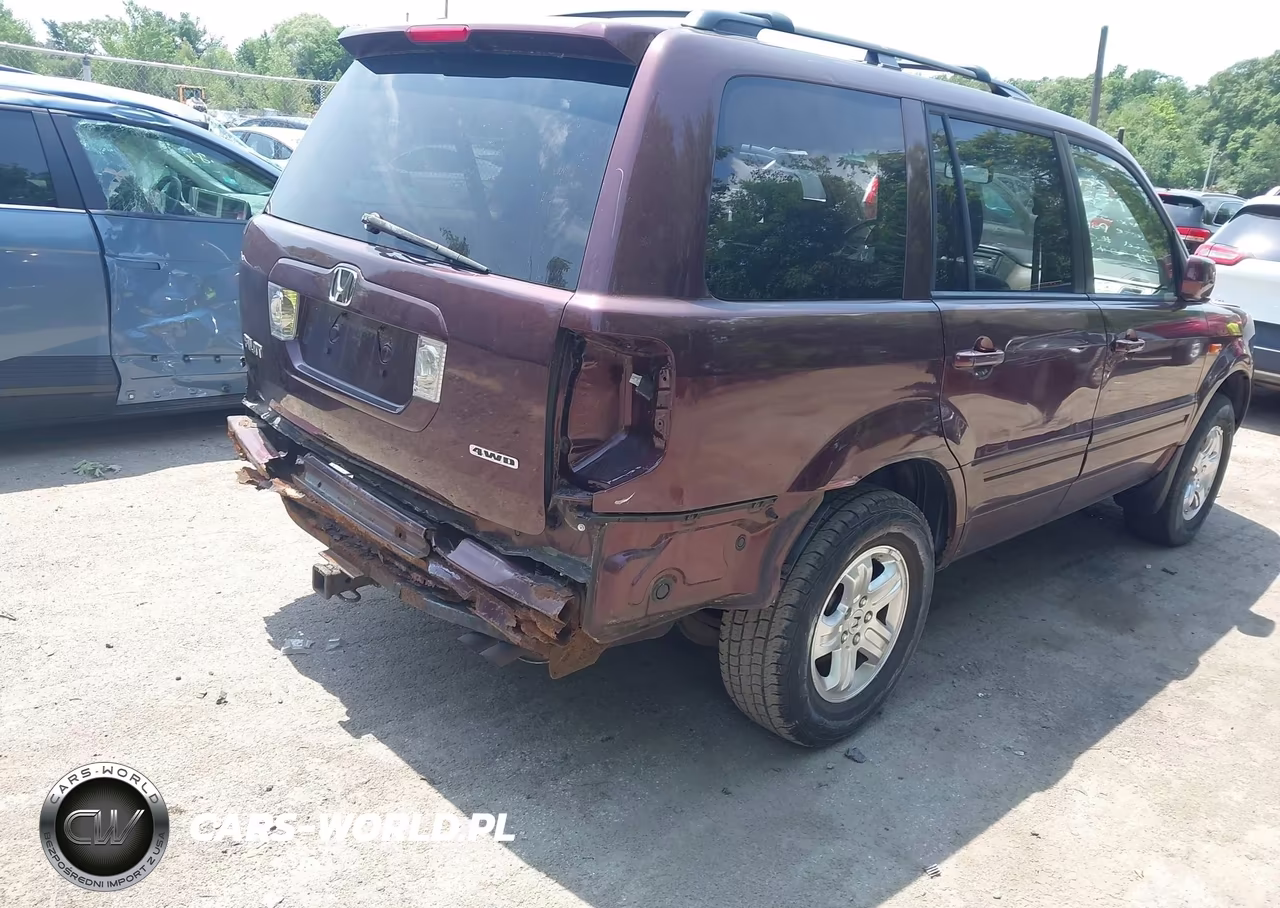 2007 Honda Pilot Ex-L VIN:2HKYF18537H512002 - 4