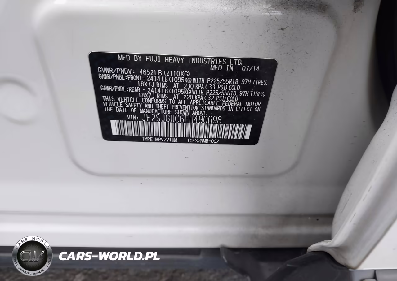 2015 Subaru Forester 2.0Xt Touring VIN:JF2SJGUC6FH490698 - 9