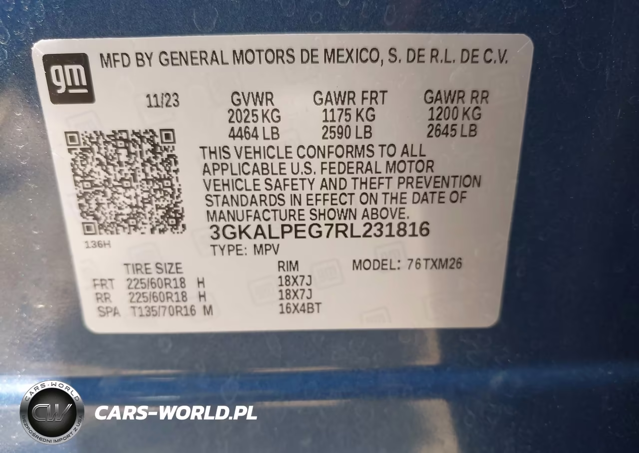 2024 GMC Terrain Fwd Slt VIN:3GKALPEG7RL231816 - 9