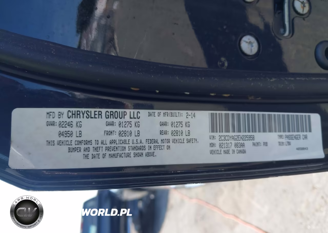 2014 Dodge Challenger Sxt VIN:2C3CDYAG2EH225958 - 9
