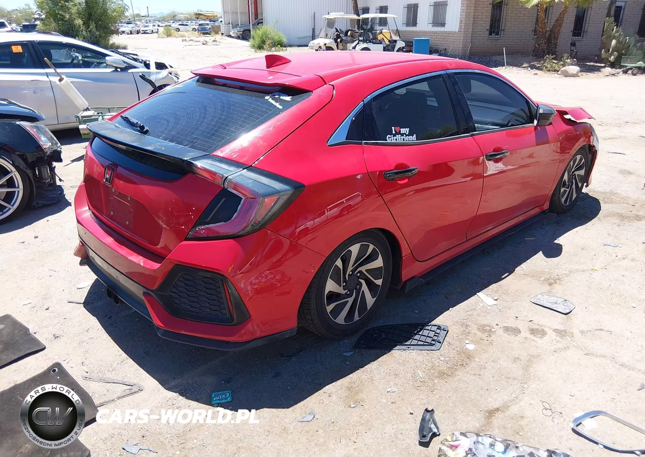 2018 Honda Civic Lx VIN:SHHFK7H27JU204136 - 4