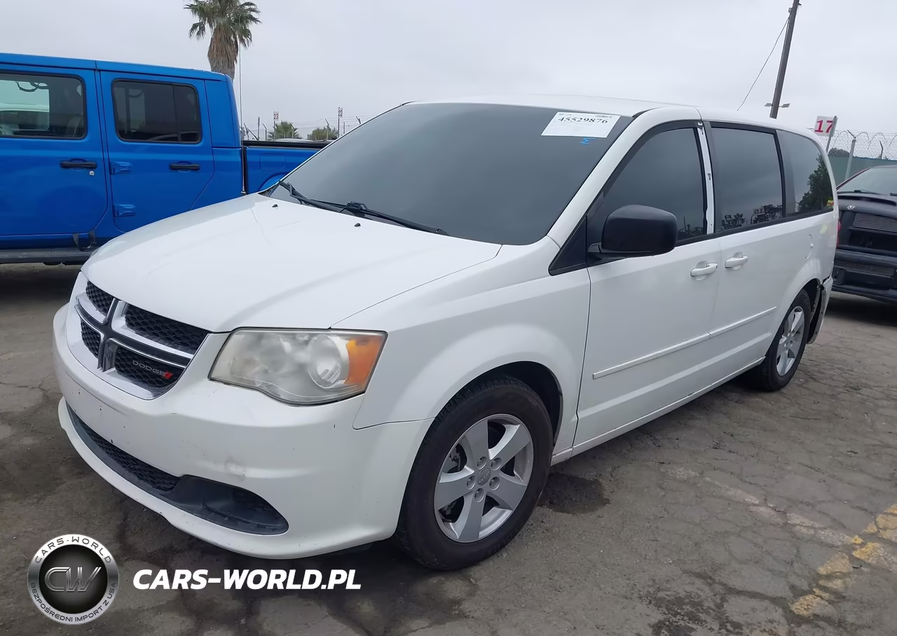 2013 Dodge Grand Caravan Se VIN:2C4RDGBG0DR651400 - 2