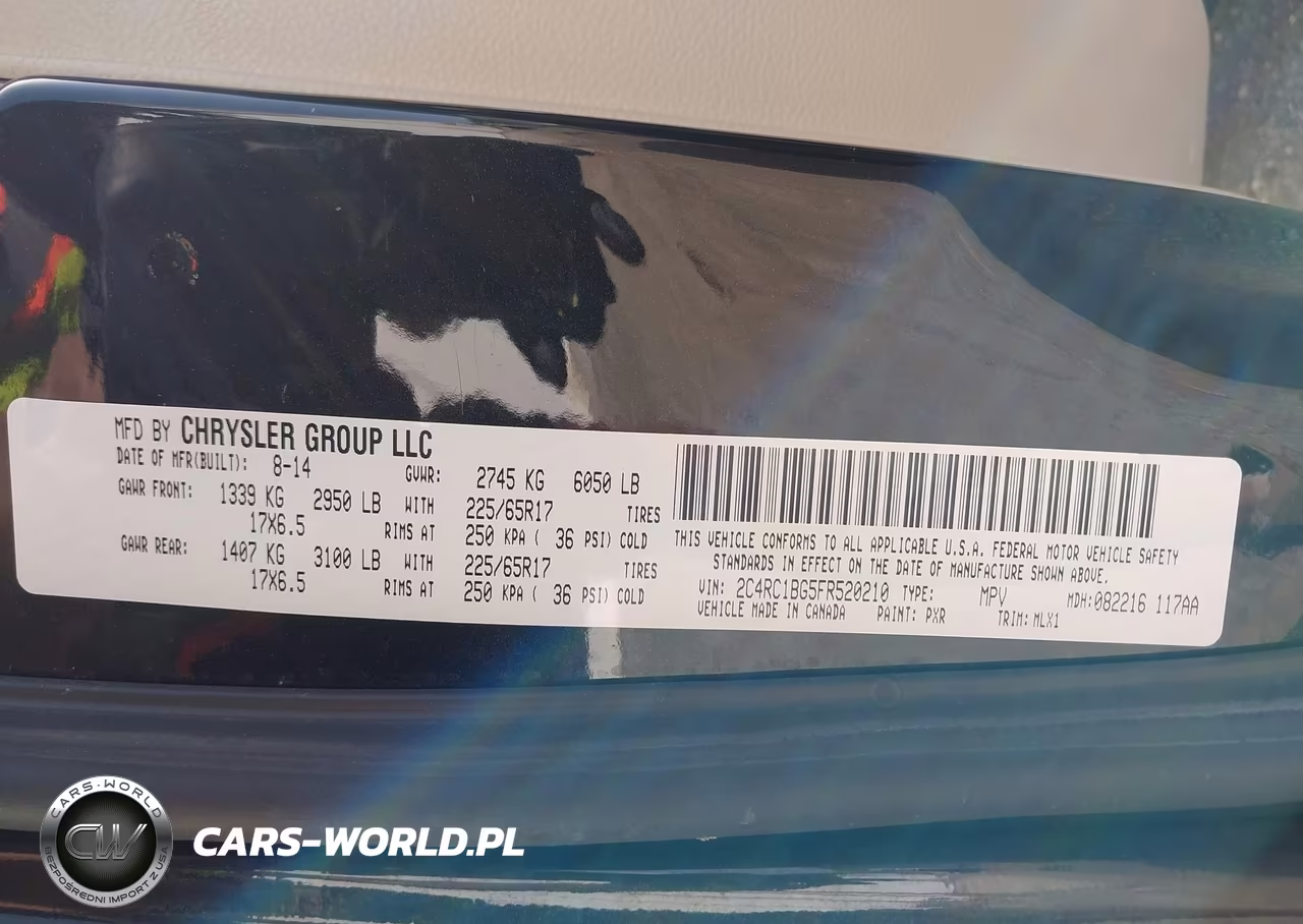2015 Chrysler Town & Country Touring VIN:2C4RC1BG5FR520210 - 9