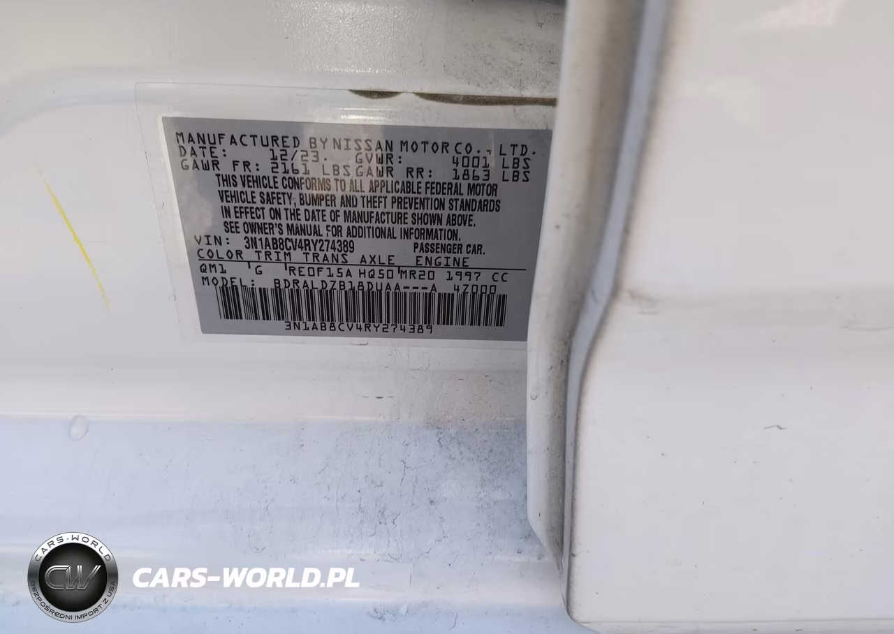 2024 Nissan Sentra Sv Xtronic Cvt VIN:3N1AB8CV4RY274389 - 9