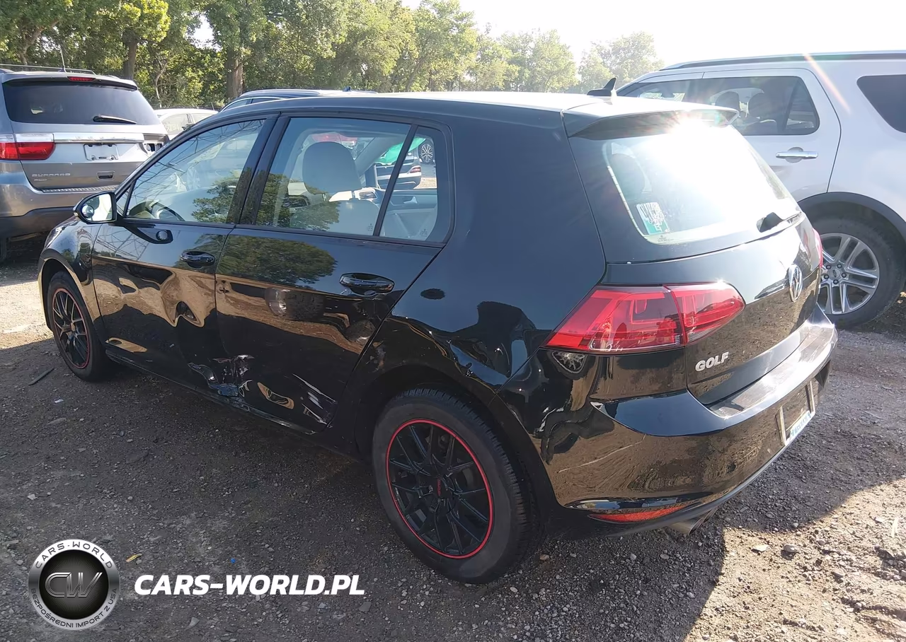 2015 Volkswagen Golf Tdi S 4-Door VIN:3VWRA7AU1FM090728 - 3