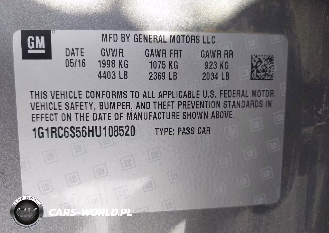 2017 Chevrolet Volt Lt VIN:1G1RC6S56HU108520 - 9