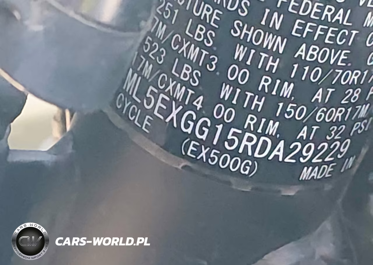 2024 Kawasaki Ex500 VIN:ML5EXGG15RDA29229 - 10