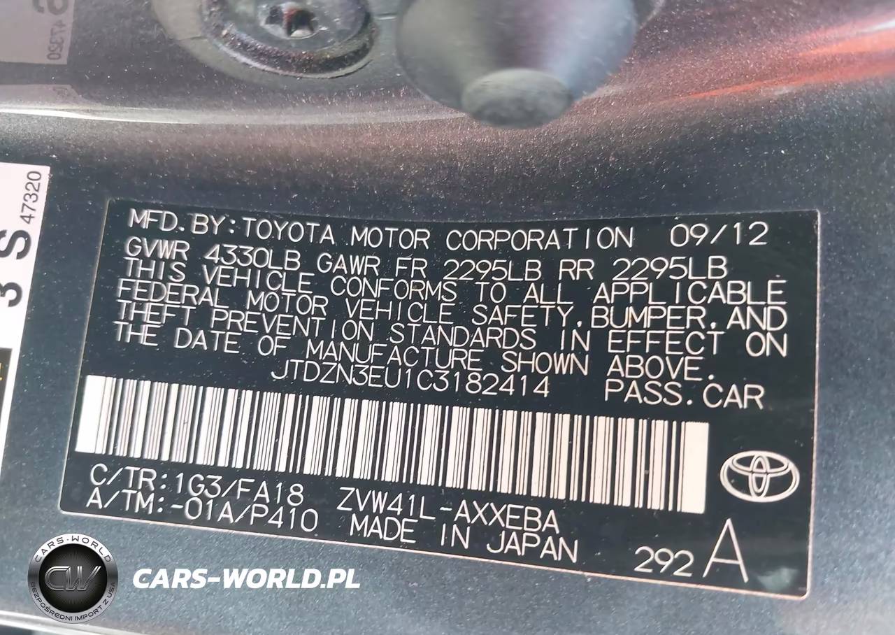 2012 Toyota Prius V Three VIN:JTDZN3EU1C3182414 - 9