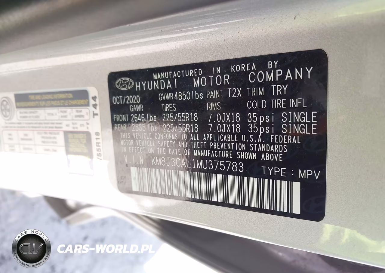 2021 Hyundai Tucson Limited VIN:KM8J3CAL1MU375783 - 9
