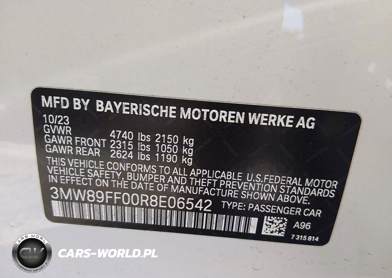 2024 BMW 330I xDrive VIN:3MW89FF00R8E06542 - 9