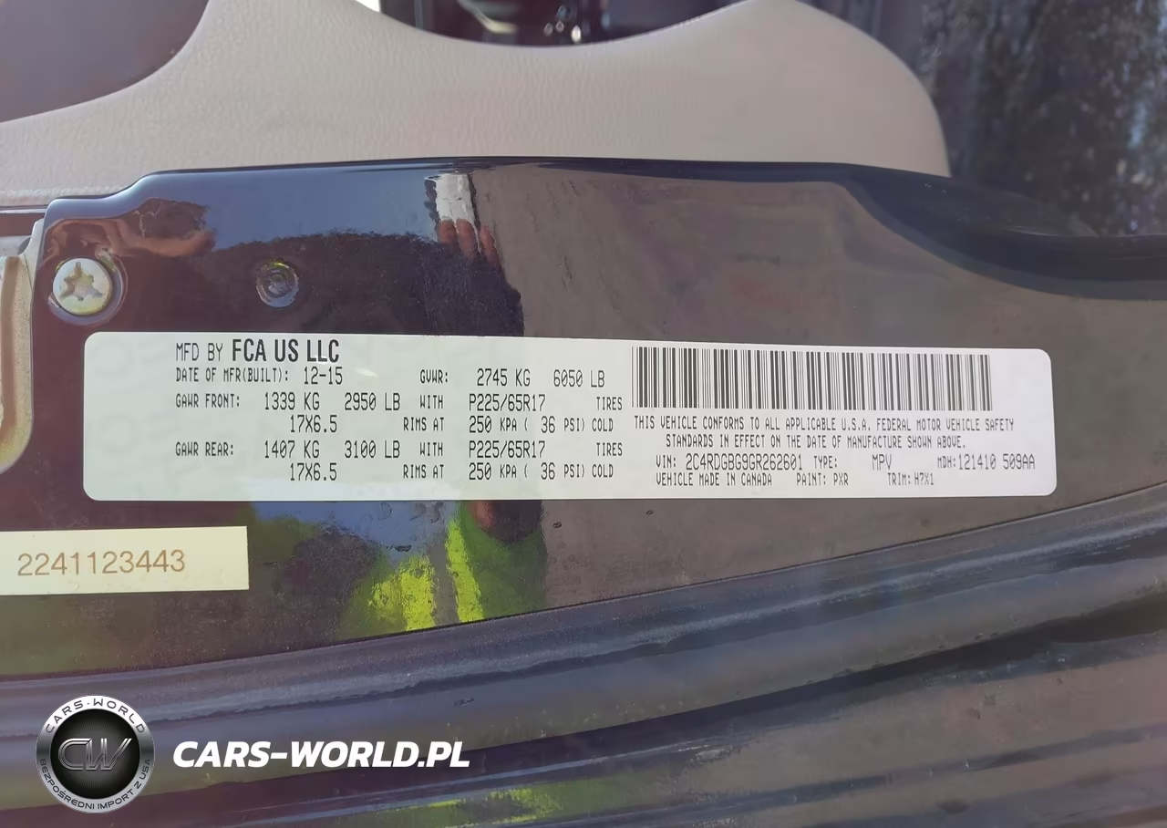 2016 Dodge Grand Caravan Se VIN:2C4RDGBG9GR262601 - 9