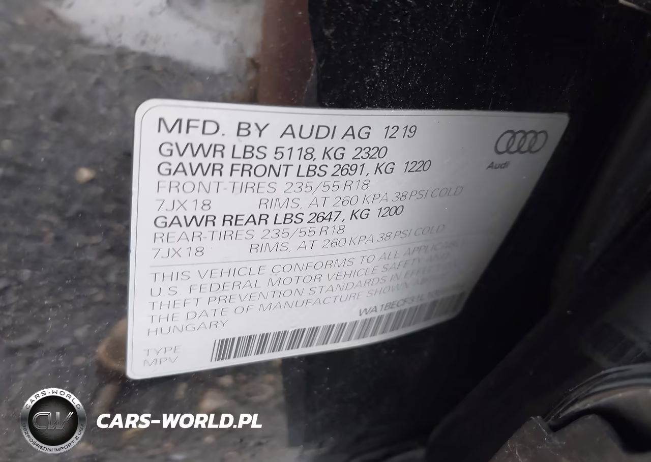 2020 Audi Q3 Premium Plus 45 Tfsi Quattro Tiptronic VIN:WA1BECF31L1056759 - 9