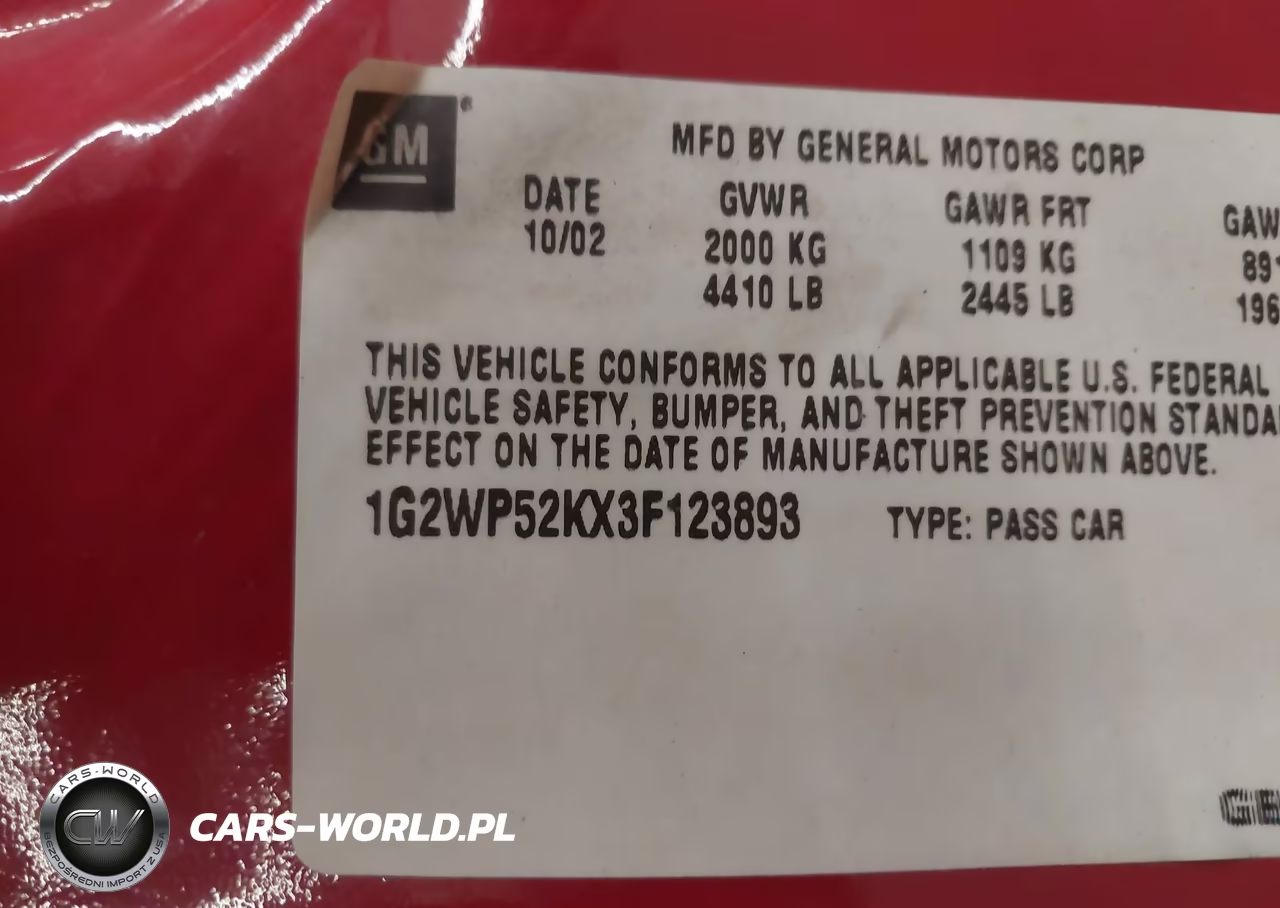 2003 Pontiac Grand Prix Gt VIN:1G2WP52KX3F123893 - 9
