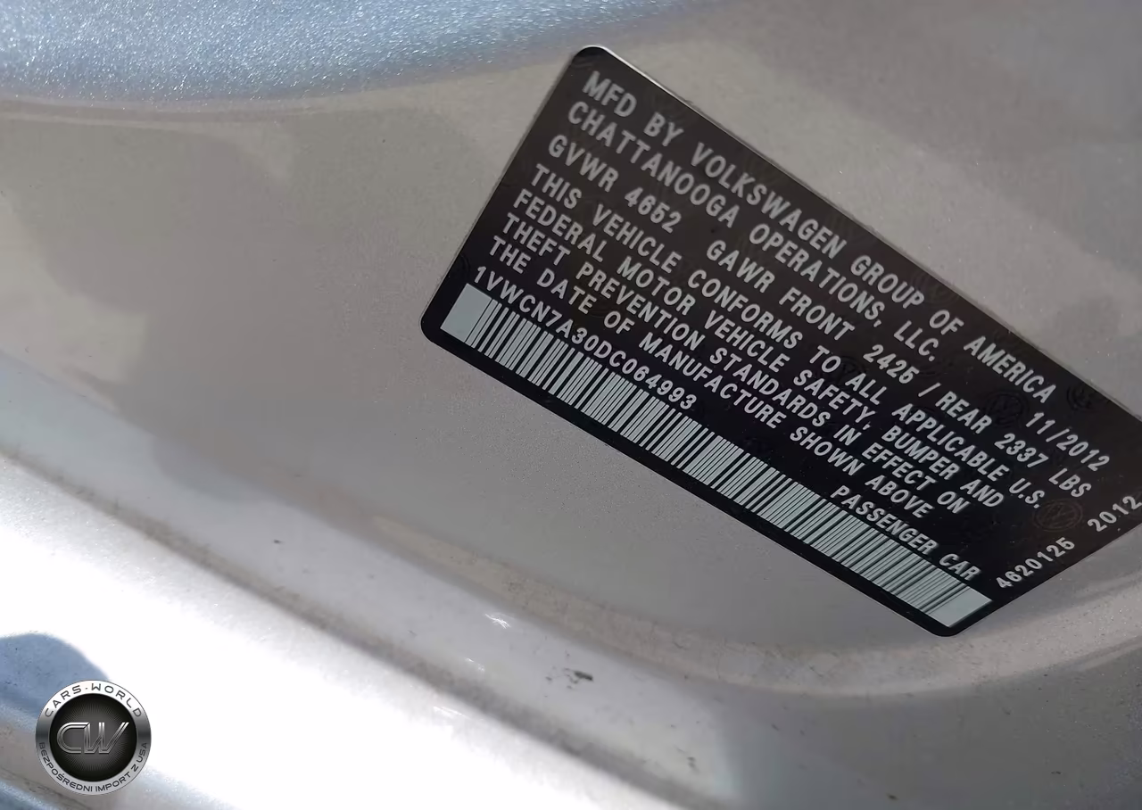 2013 Volkswagen Passat 2.0L Tdi Sel Premium VIN:1VWCN7A30DC064993 - 9