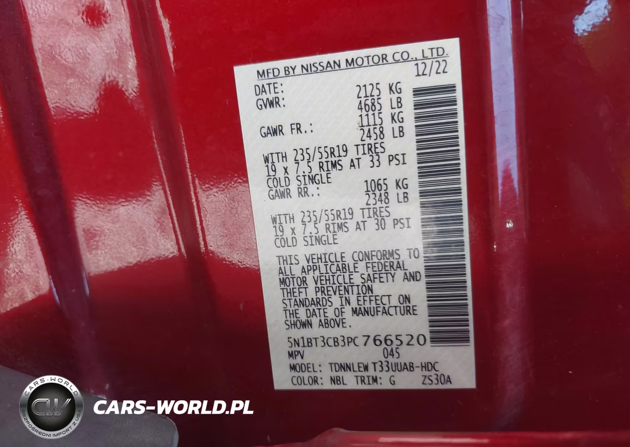2023 Nissan Rogue Sl Intelligent Awd VIN:5N1BT3CB3PC766520 - 9