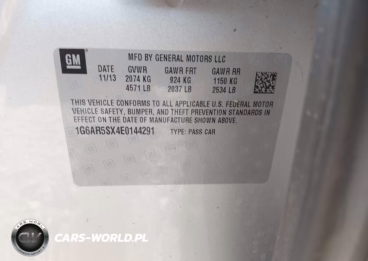 2014 Cadillac Cts Luxury VIN:1G6AR5SX4E0144291 - 9