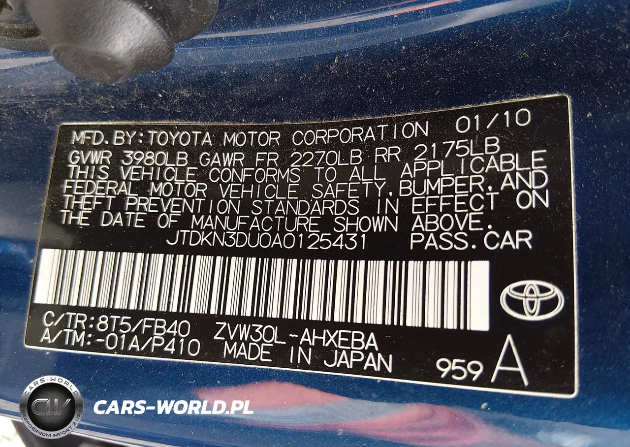 2010 Toyota Prius Iii VIN:JTDKN3DU0A0125431 - 9