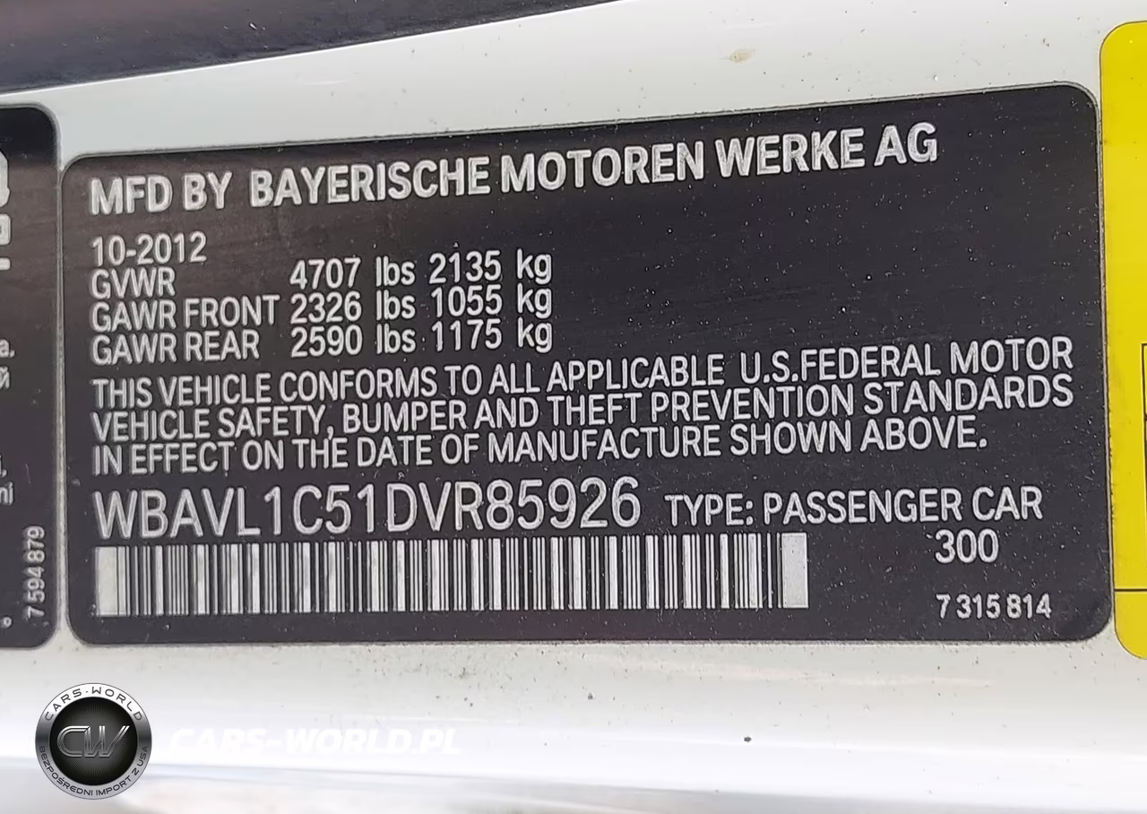 2013 BMW X1 xDrive28I VIN:WBAVL1C51DVR85926 - 9