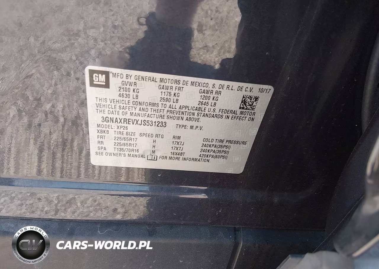 2018 Chevrolet Equinox Ls VIN:3GNAXREVXJS531233 - 9
