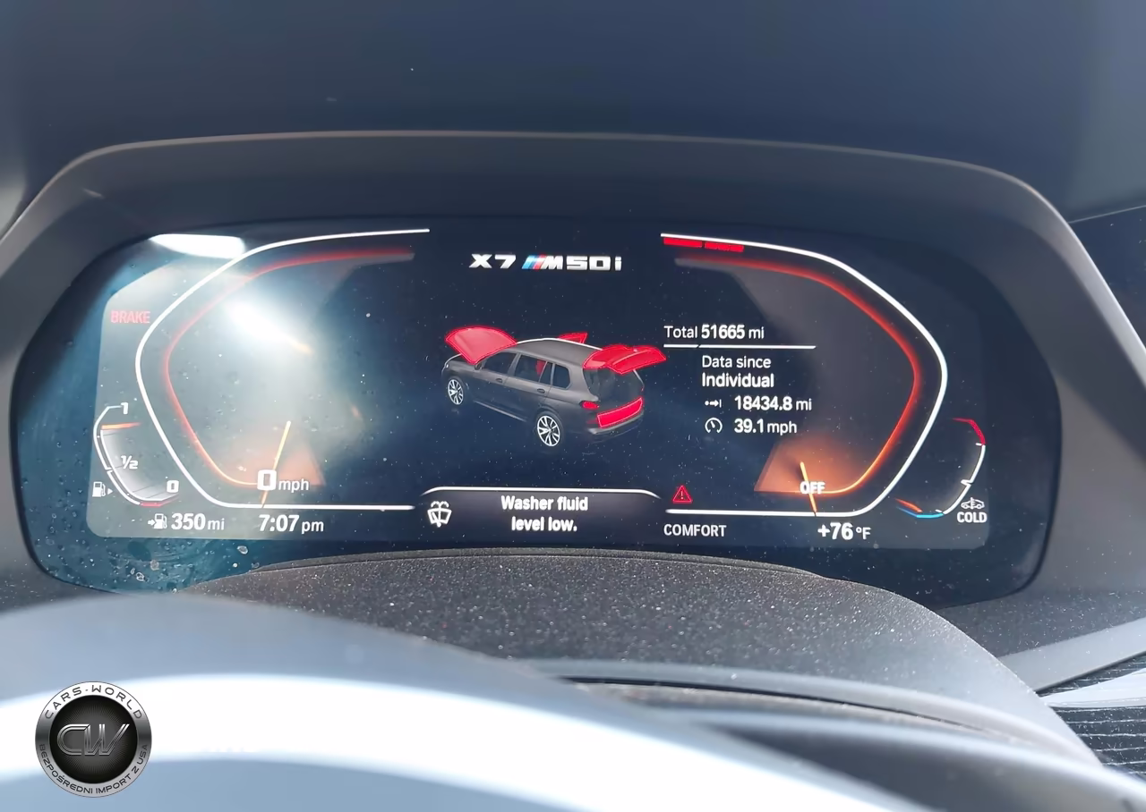 2022 BMW X7 M50I VIN:5UXCX6C0XN9L50647 - 7