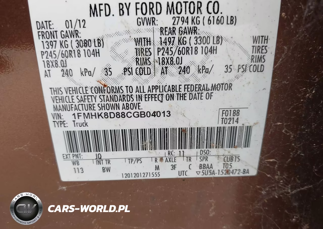2012 Ford Explorer Xlt VIN:1FMHK8D88CGB04013 - 9